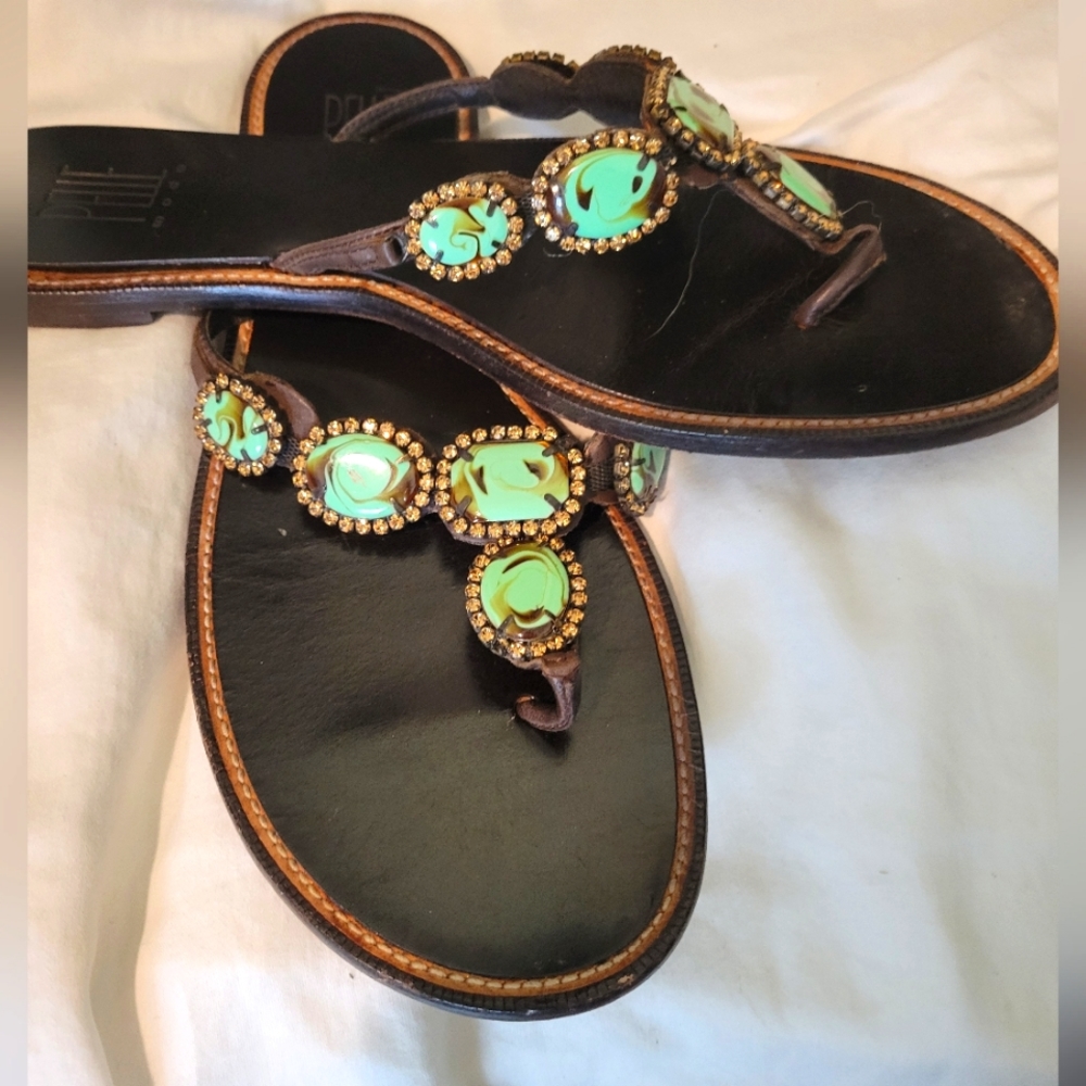 Embellished Boho sandals